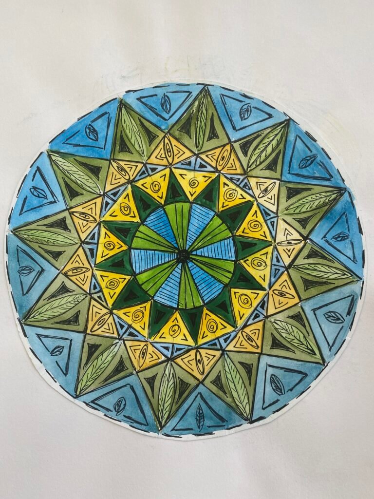 online course mandala drawing