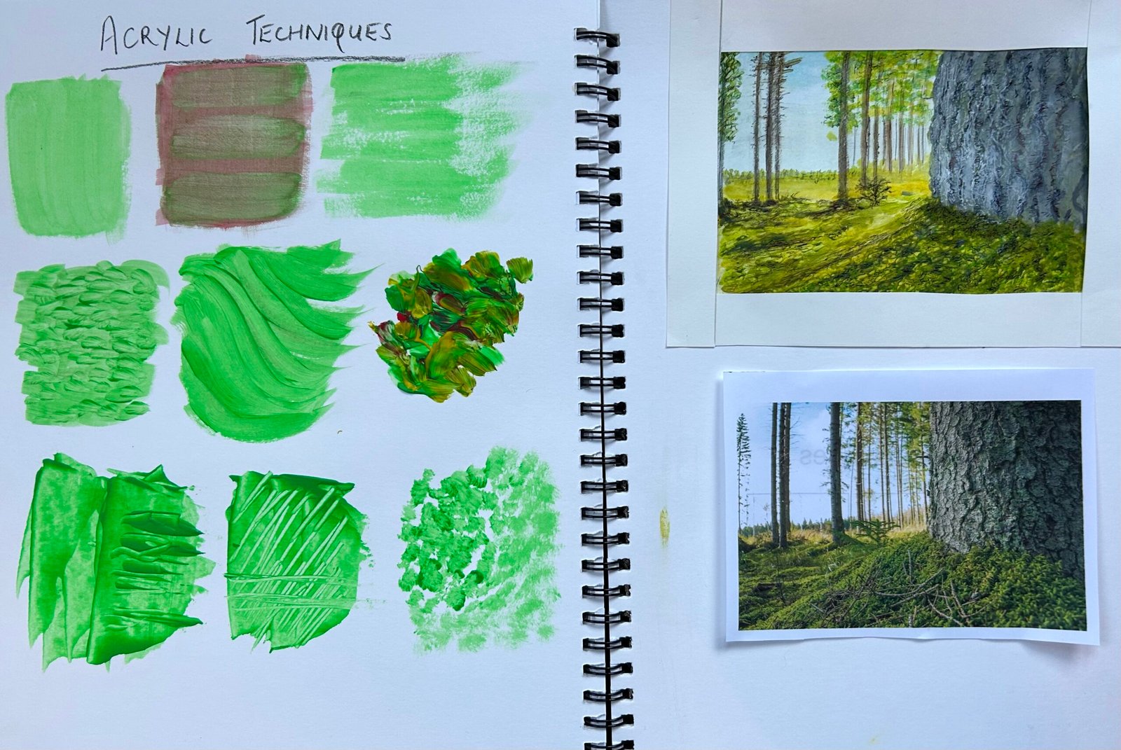 Beginner photographer taking a photo on a workshop.