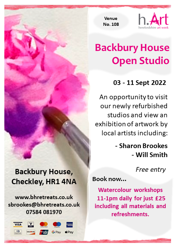 Herefordshire Art Week Open Studio Event Backbury House Retreats