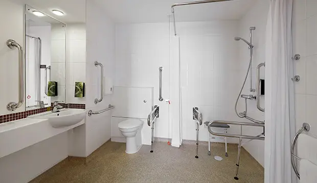 Accessible toilets at Premier Inn Hereford