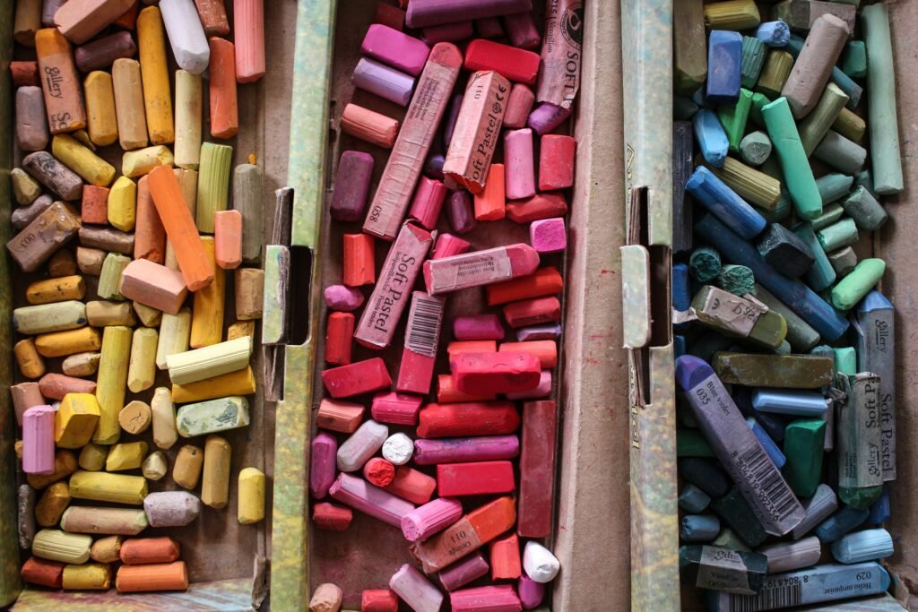 soft pastels photo