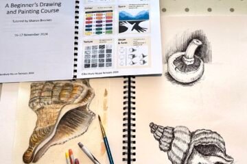 beginner's drawing and painting course